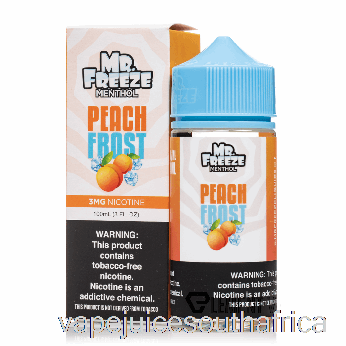 Vape Juice South Africa Peach Frost - Mr Freeze - 100Ml 0Mg